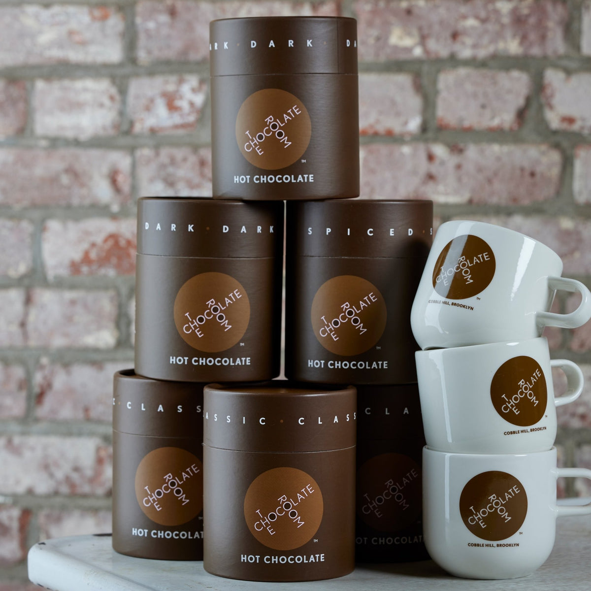Dark Spiced Hot Chocolate Mix – 16 oz Tube | The Chocolate Room