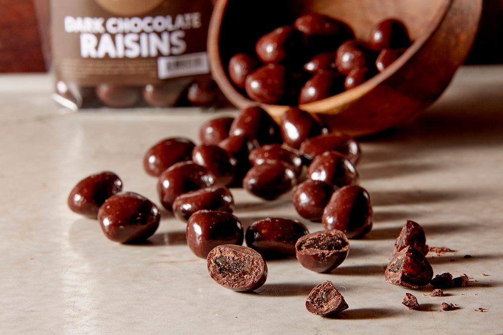 Dark Chocolate-Covered Raisins